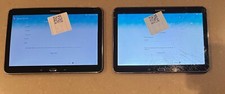 As-is Lot of 2 Samsung Galaxy Tab 4 16GB, SM-T537, Black, Verizon AT T