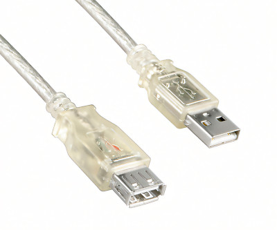 DINIC USB 2.0 Verlängerung A Stecker auf Buchse, UL 2725, doppelt geschirmt