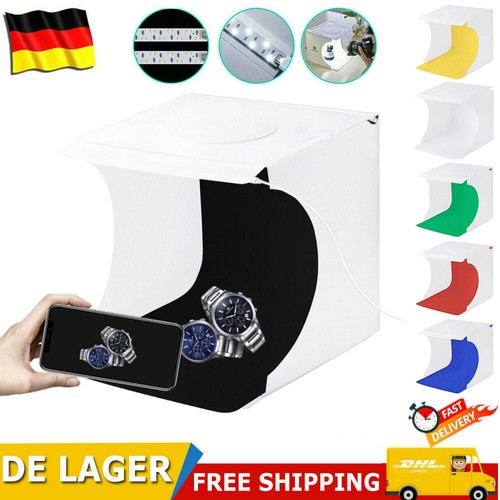 Studio photo boîte photo kit DEL cube lumineux tente lumineuse photobox pour photographie professionnelle