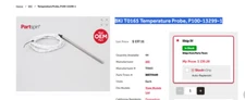 BKI T0165 Temperature Probe, P100-13299-1