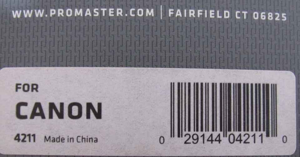 NEW PROMASTER 4211 OFF CAMERA TTL REMOTE CORD FOR CANON - Image 3 of 3