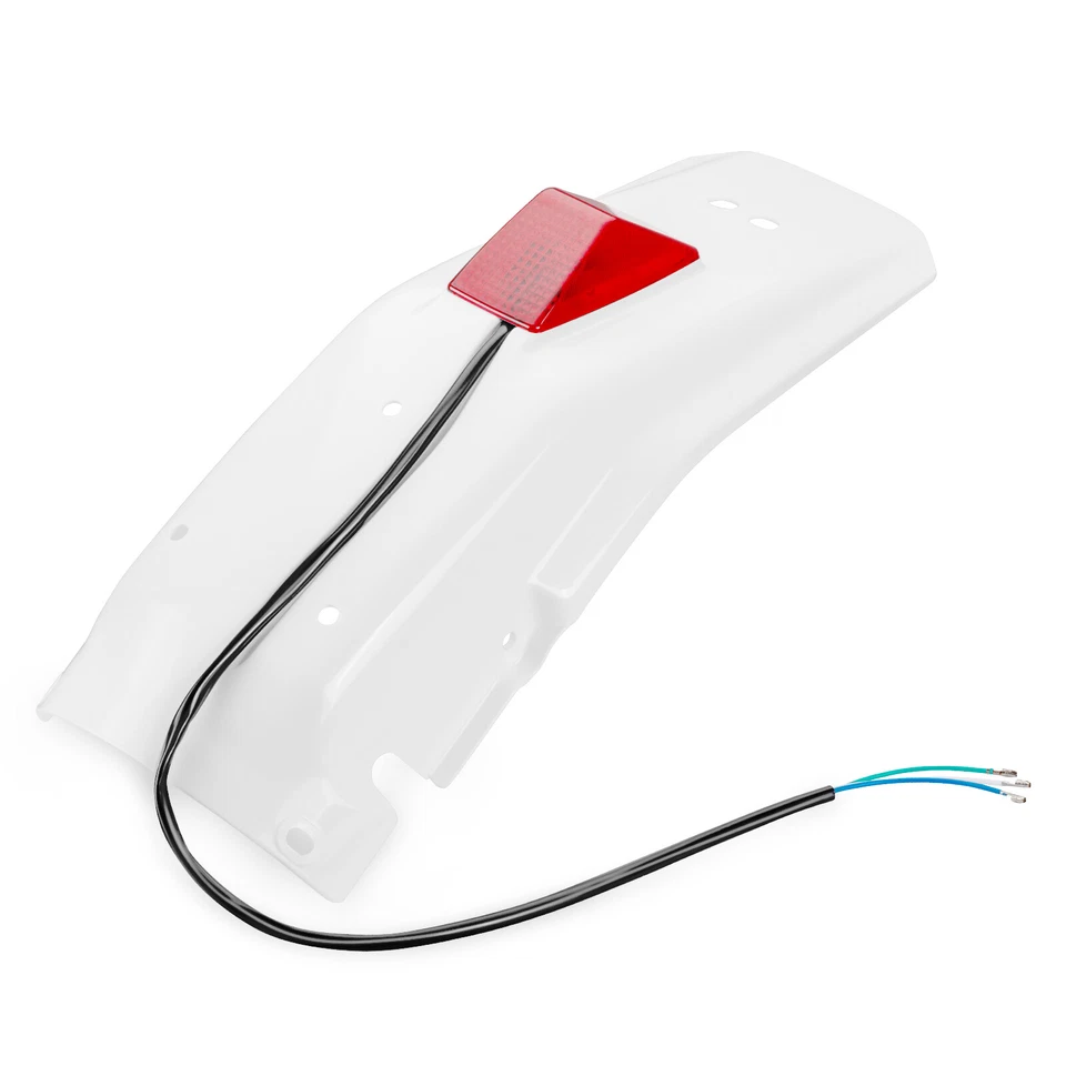 Guardabarros trasero y luz trasera para Honda XR250R 1987-1995 XR350R 1985 guardabarros de plástico Foto 2 de 4