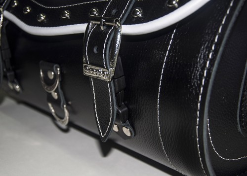 Waterproof Genuine Leather, Sissy Bar Luggage Trunk Bag Siberia 40K - Bild 5 von 5