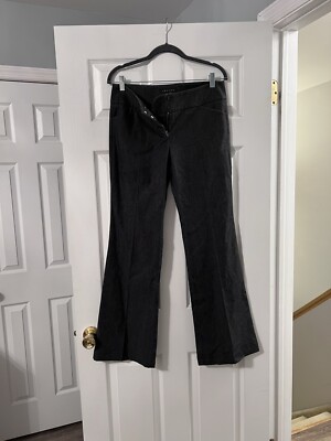 Theory Marcus D North Dakota Gray Flare Dress Pants Size 6 | eBay
