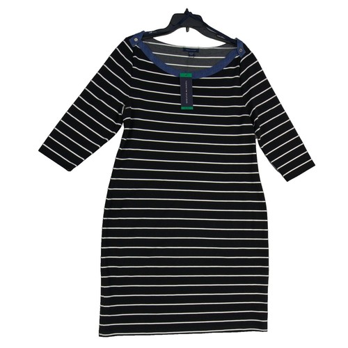 Tommy Hilfiger Women's Green Ella Striped Belted Dress Size 12 | eBay Tommy Hilfiger Women's Green Ella Striped Belted Dress Size 12 | eBay