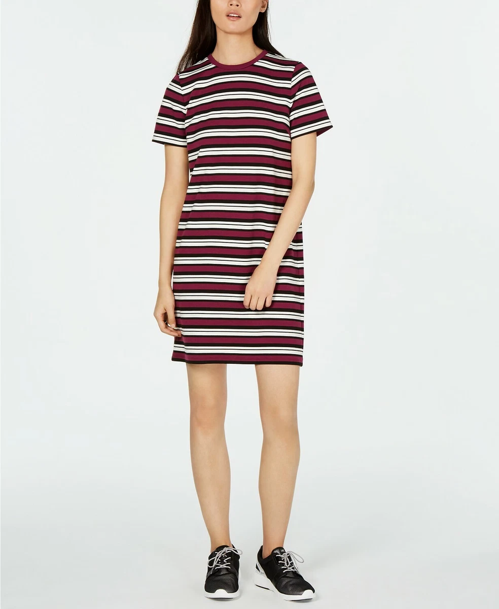 Michael kors striped t shirt cheap dress