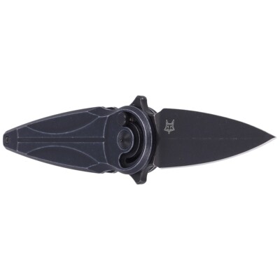 FOX Saturn Left Handed Knife, Black Aluminium, Black N690Co