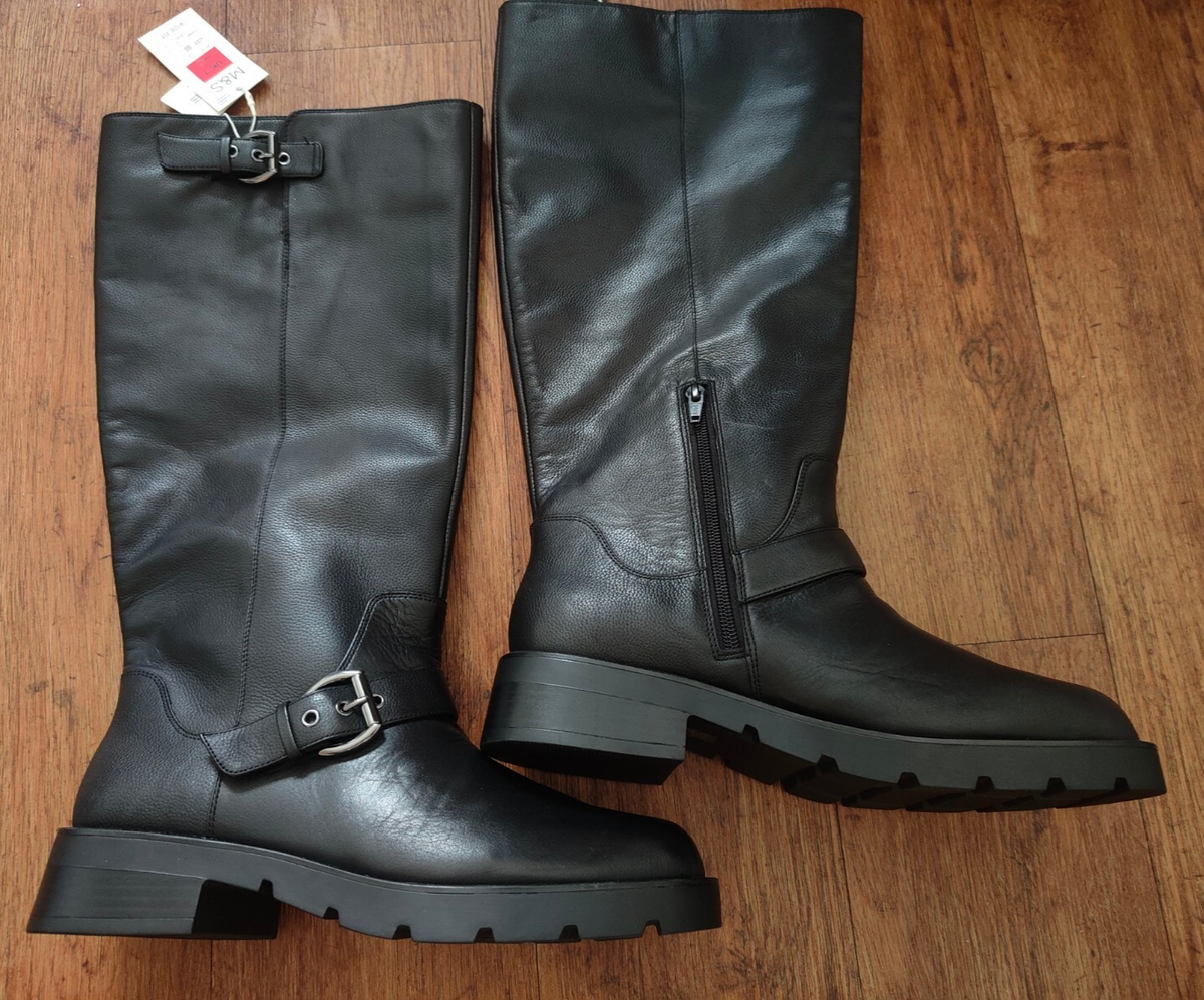 Wide Fit Marks And Spencer Boots Mens Wide Fit Leather Brogues