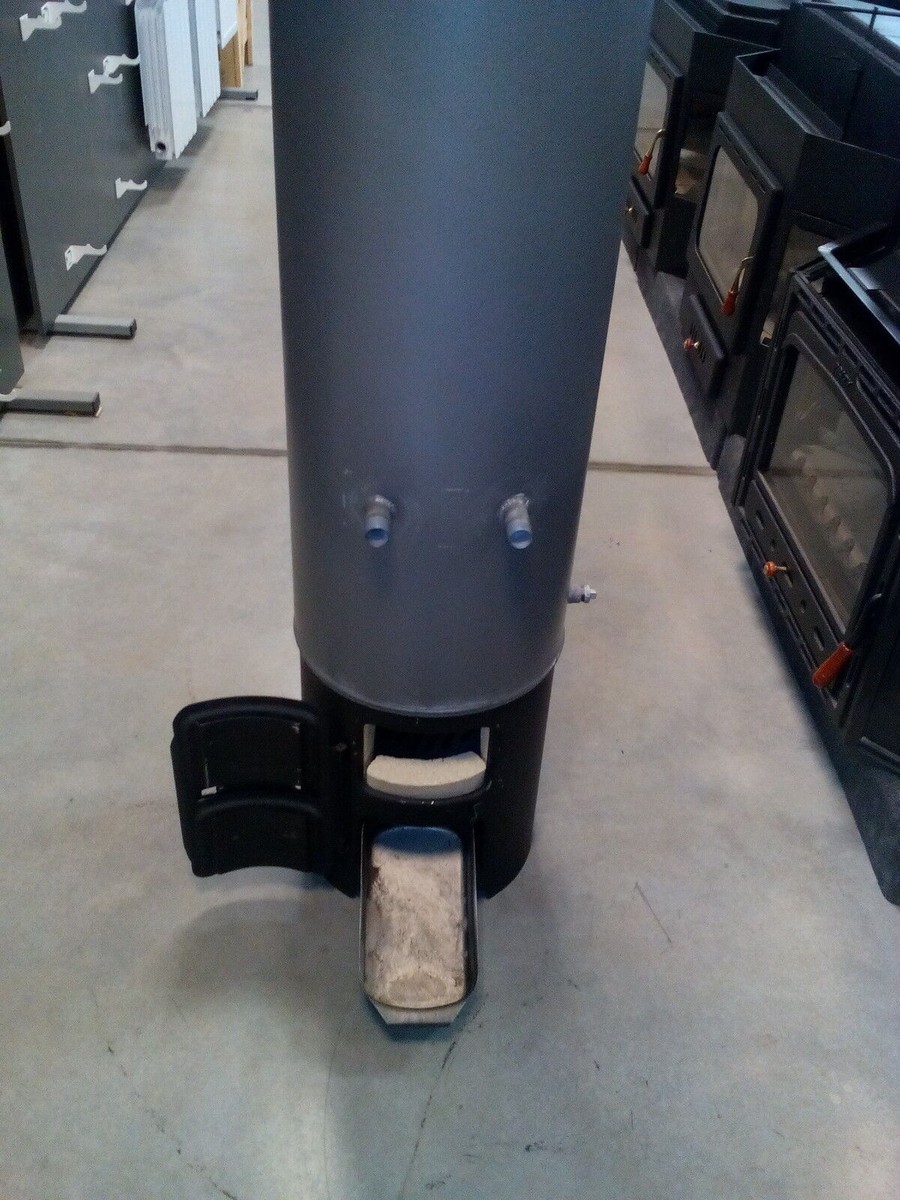 Solid Fuel Water Heater Floor Mount Vertical Wood Burning Boiler SILISTRA  80 Ltr | eBay
