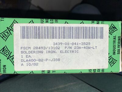 Hexacon, MinIron Electric Soldering Pencil, 23A, 40 Watts, Part #23A-40W-LT