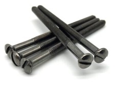 M3.5 x 50MM BLACK NICKEL ELECTRICAL SOCKET SCREWS PLUG OUTLET ELECTRICAL SCREW