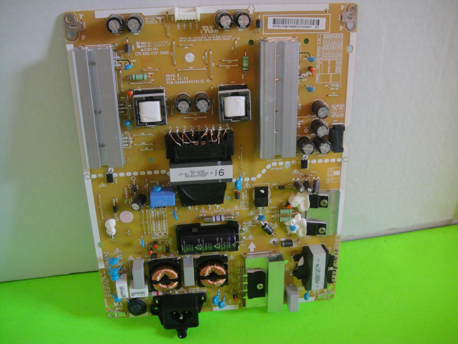 LG 55LF6000-UB BOARD EAX66203101(1.7) / LGP4760R1-15CH2. | eBay