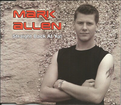 MARK ALLEN Straight back at ya 2TRX RARE REMIX Europe CD single SEALED USA seler