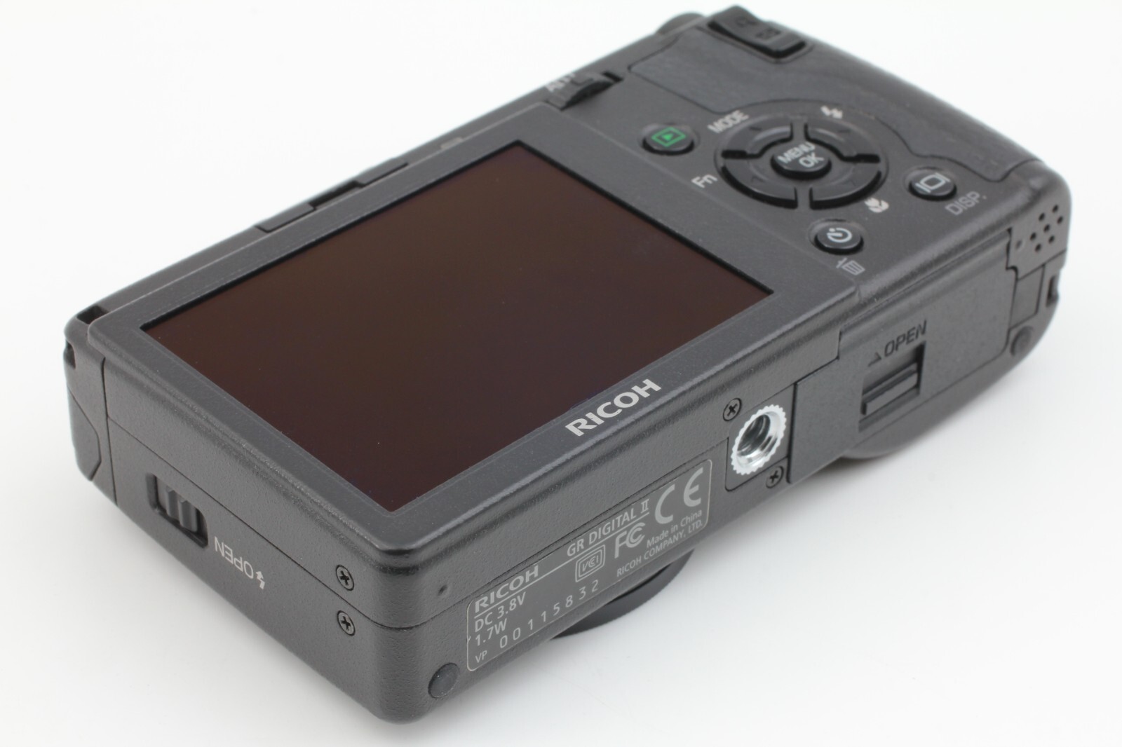 [Mint in Box, Adapter & Hood ] Ricoh GR Digital II 10.1MP Black Camera