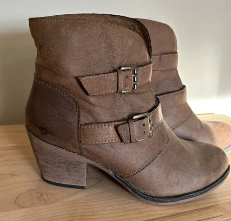 Botín informal Rocket Dog para mujer talla 8,5 marrón tacón Foto 4 de 4