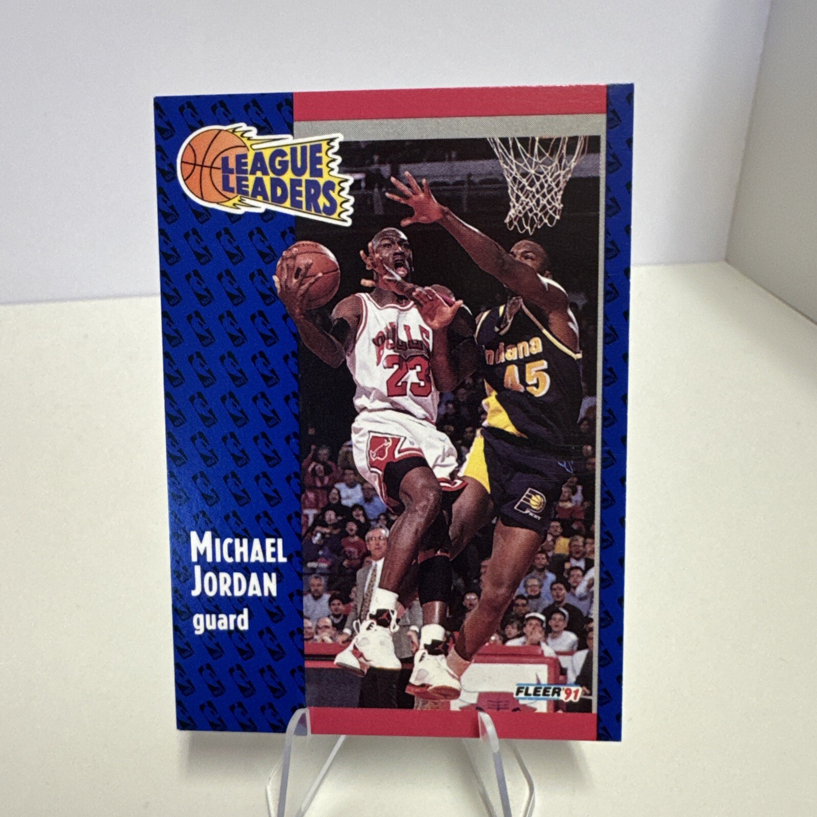 Michael Jordan 1991-92 Fleer - League Leaders #220