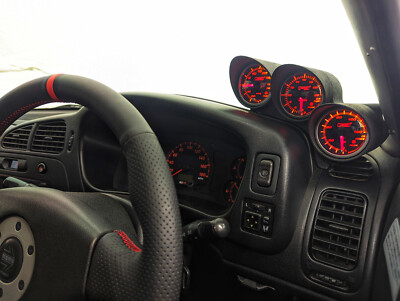 NEW Triple Gauge Pod - Mitsubishi Evolution 4 5 6 CP9A CN9A Customized to Order
