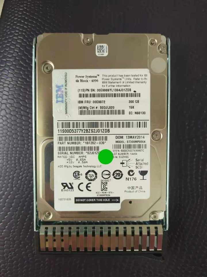 IBM 00E9972 ESFB 300GB 15K RPM SAS SFF-3 4K Block - Image 3 of 4