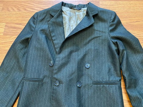 Boys Suit 2 Pc Mark Jason Double Breasted Suit Jacket & Pants Set Size 7 Regular - Picture 6 of 15