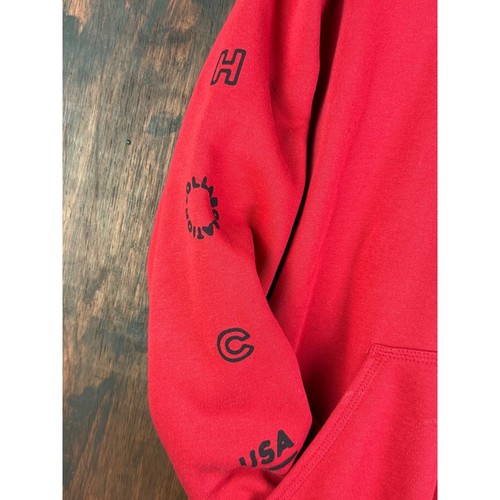 Carhartt x Hurley Loyal To The Sea Born From Water Hoodie Red White Mens Small - Picture 4 of 7