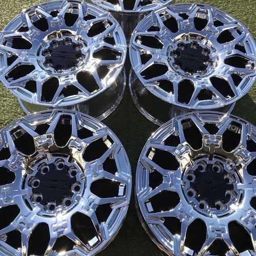 22 LLANTAS HUMMER EV OEM STOCK JUEGO DE FÁBRICA 84806058 GM LLANTAS CROMADAS JUEGO NUEVO 5 2024 - Imagen 3 de 24