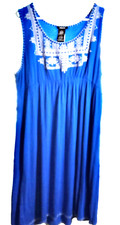Premise women's dress blue w/embroidery size XXL NWT