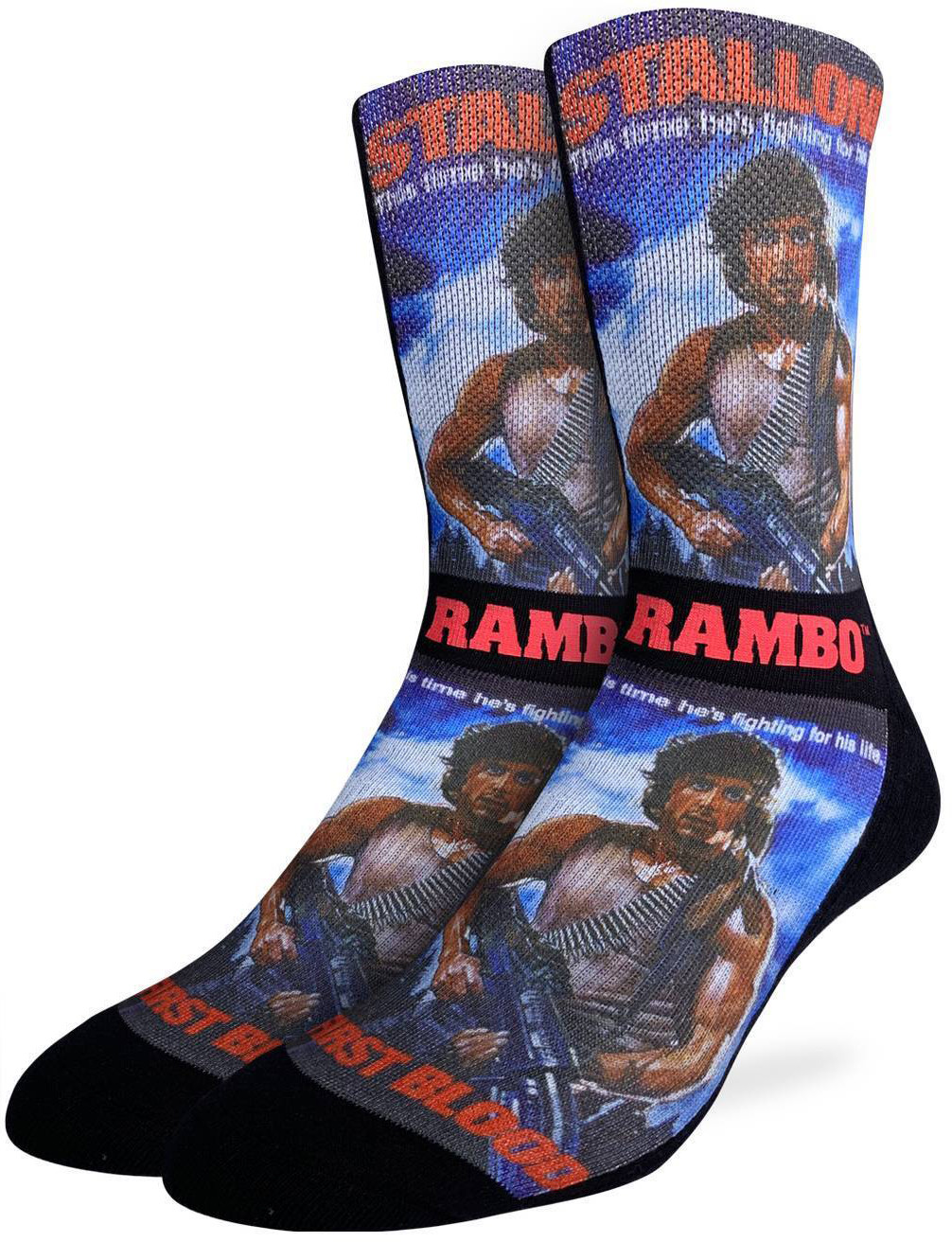 Носки для взрослых Rambo First Blood, один размер (8-13)