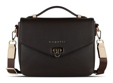bugatti Ella Classic Bag Schultertasche Tasche Darkbrown dunkelbraun Neu