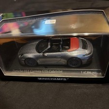 Minichamps Porsche 911 Carrera GTS Cabriolet Gray Collectible 14+