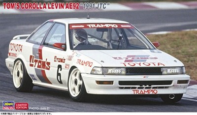 Hasegawa 20624 1:24 Tom's Corolla Levin AE92 '1991 JTC'