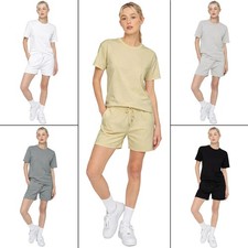 Kruze Ladies T-Shirt Shorts Set Women Summer Gym Loungewear Stylish Comfort Wear