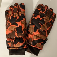 Saranac Gore-Tex Thinsulate Orange Camo B-4 Rękawiczki męskie średnie