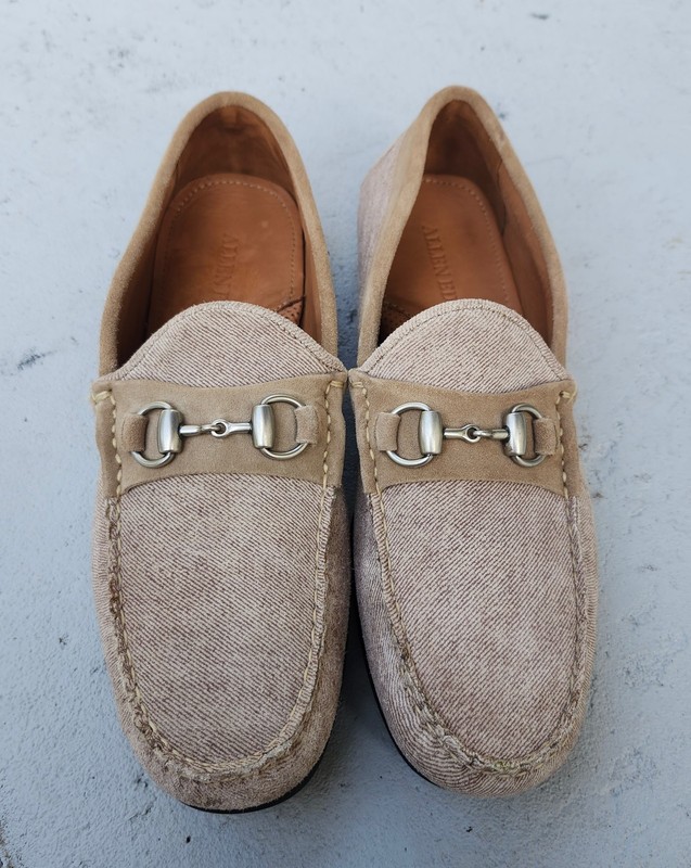 Allen Edmonds Men's Sebastian Driving Moc Horsebit Loafer Shoes sz 10 D New