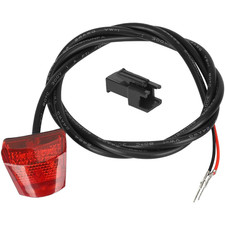 Diamond Pattern Rear Light with Black Terminal for KUKIRIN G2 Pro Scooter
