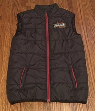 Cleveland Cavaliers Mens Vest Size Medium Blue Quilted NBA