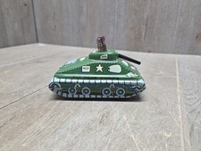 Marx U S Army Toy Tank Tin Litho 4.3" Long Missing Helmet 