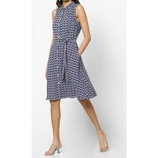 Tommy Hilfiger Signature Sleeveless Shirt Dress Size Large NEW!!!