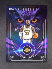 2025-26 Topps Midnight LeBron James Night Owls Dusk /75