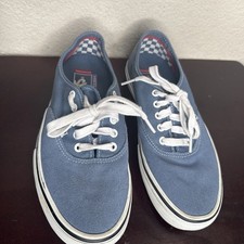 NWOB VANS Men 8  Shoe SKATEBOARD Powder Light Blue Pop Cush Dura Cap Suede Top