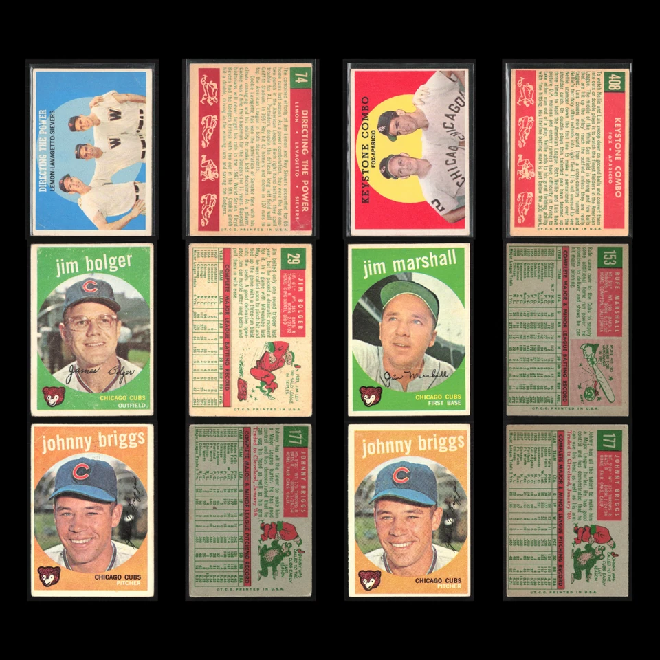 1959 Topps Lot 50 Vintage Baseball Cards Dealer Bulk Set Builder Commons VG MLB - Image 4 of 4