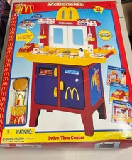 NIB Vintage Rare 2002 McDonald's Drive Thru Center Kitchen Playset