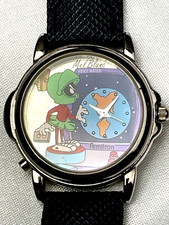 Mel Blanc Voice Watch 1990's Marvin the Martian Talks by Armitron Looney Toons
