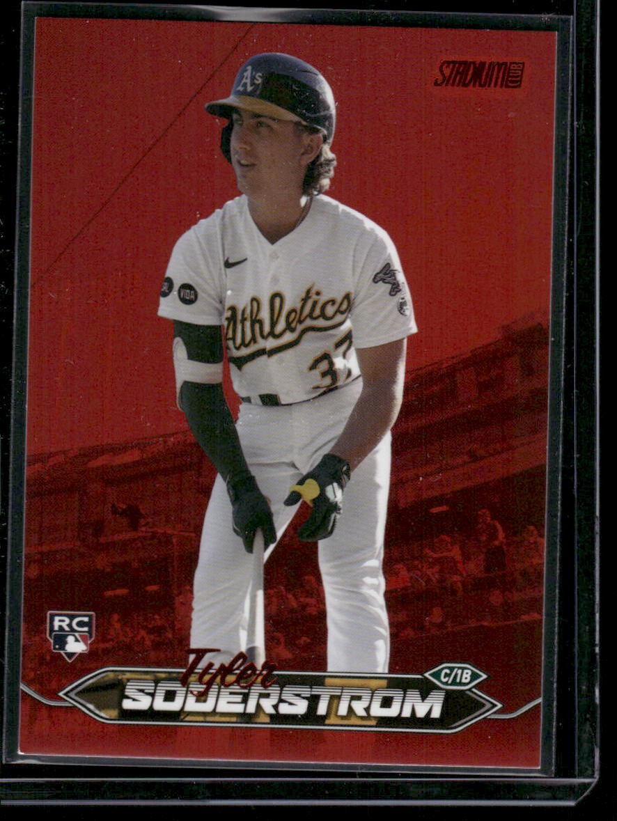Tyler Soderstrom 2024 Stadium Club #215 Red Foil Near Mint or Better