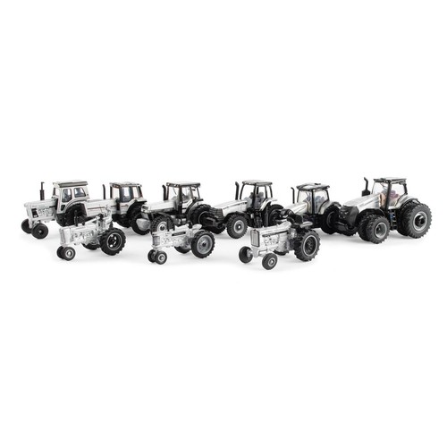 1/64 International Harvester 9 Piezas Tractor Silver Chase Unit Set, 44226-Plata - Imagen 3 de 3