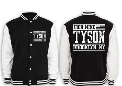 BROOKLYN KID M2 IRON MIKE TYSON Collegejacke EVANDER HOLYFIELD