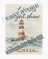 500 piece jigsaw puzzle Let Your Light Shine Scripture christian