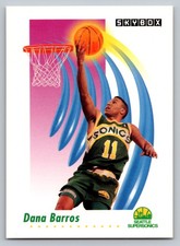 Dana Barros 1991-92 SkyBox #265 Seattle SuperSonics