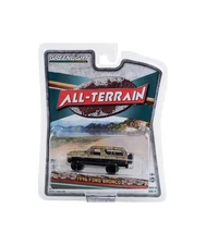 Greenlight All-Terrain Series 14 1996 Ford Bronco Matte Black & Camoflouge 1/64