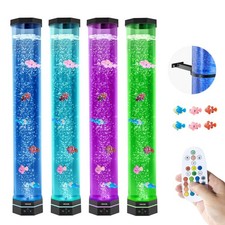Sensory Bubble Tube Lamp, 2.67 ft Bubble Fish Tube, Sensory Aquarium Lamp with 6