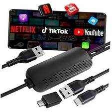 3-in-1 Wireless CarPlay Adapter with Video Streaming, Screen Mirroring  Fast